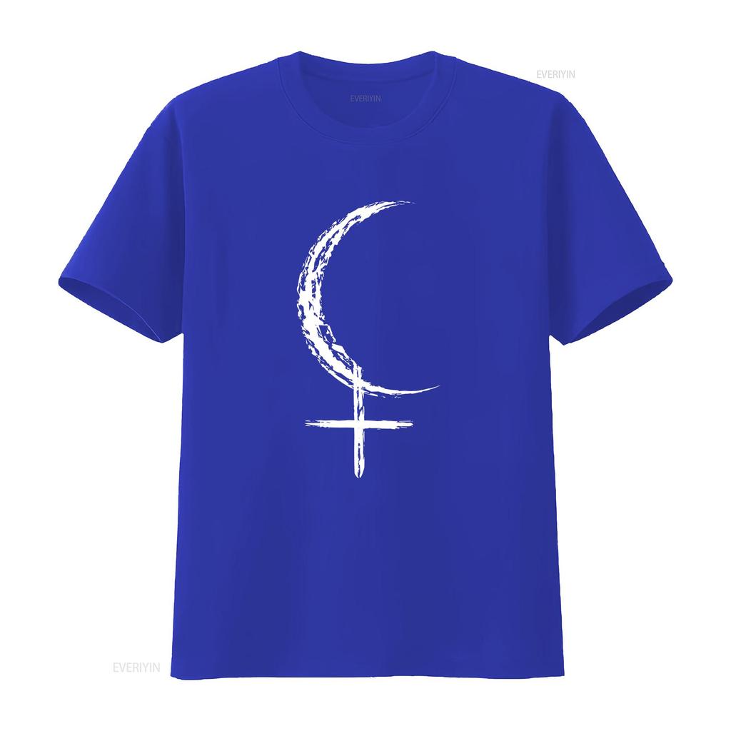 Lilith Symbol T Shirt Black Moon Witchy Jersey  vintage Washed Breathable Unisex Stylish fashion streetwear