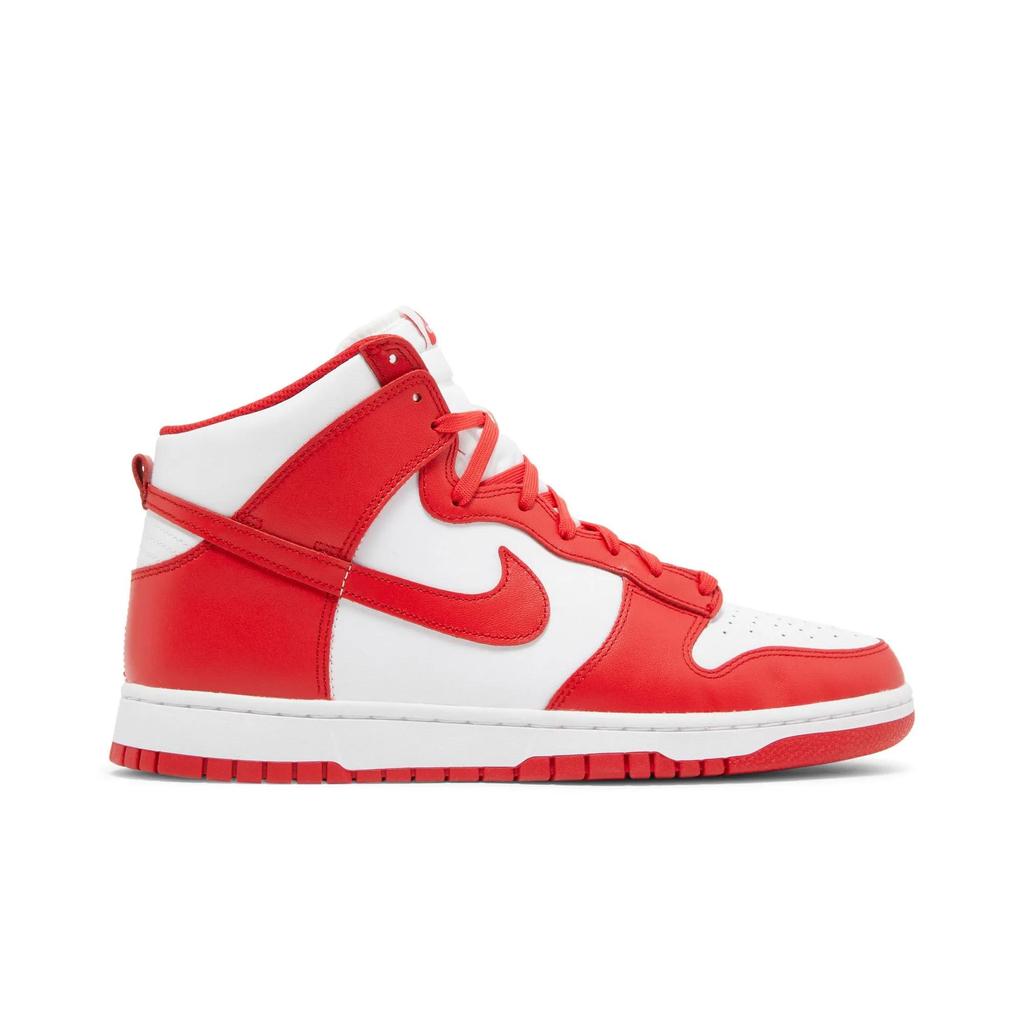 Nike Dunk High 'Championship Red' (Unisex) White / University Red Skate Shoes DD1399 106