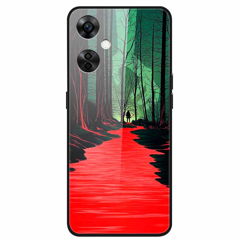 For One Plus Nord CE 3 Lite 5G Case N30 Tempered Glass Hard Back Cover for Oneplus Nord CE3 Lite N 30 Cases Bumper 3lite CE3Lite