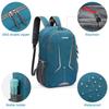 16 RFID for Women [G4Free] Backpack, L, Protection, Compact, Durable, Lightweight, Waterproof, Commuting, School, Hiking, Travel, Outdoors, Men, (Teal