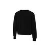 (WMNS) PUMA Classics Logo Printing Round-neck Swea Black Women's 531382-66
