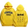 Stray Kids Hoodies Sweatshirts Women Men Cartoon Hoodie Sweatshirt Unisex Cute Printed Cheer Streetwear Coats Tops Pullovers