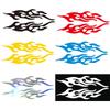 2Pcs Car Flame Stickers Car Truck Side Door Truck Bumper Window Lap Top Cut Vinyl Decal Sticker Auto Styling Decals Accessories