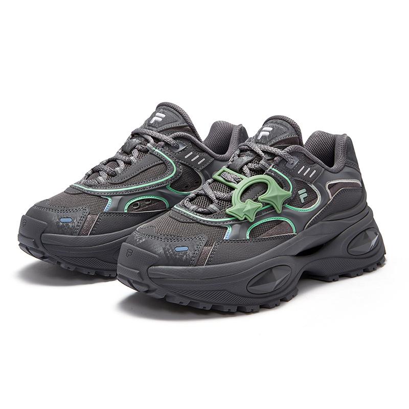 Fila Fusion Bianco III Soft Comfortable Durable Low-Top Dad Shoes Women Sneaker Gray T12W511007FQS