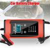 Cycle GEL Lead-Acid Charger Universal Auto Motorcycle 6V 12V 6A Smart Fast Charge Pulse Repair LCD Display Car Battery Charger