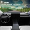 Suede Interior Decorative Trim Sticker for Tesla Model 3 Highland 2024-2025 Center Console Dashboard