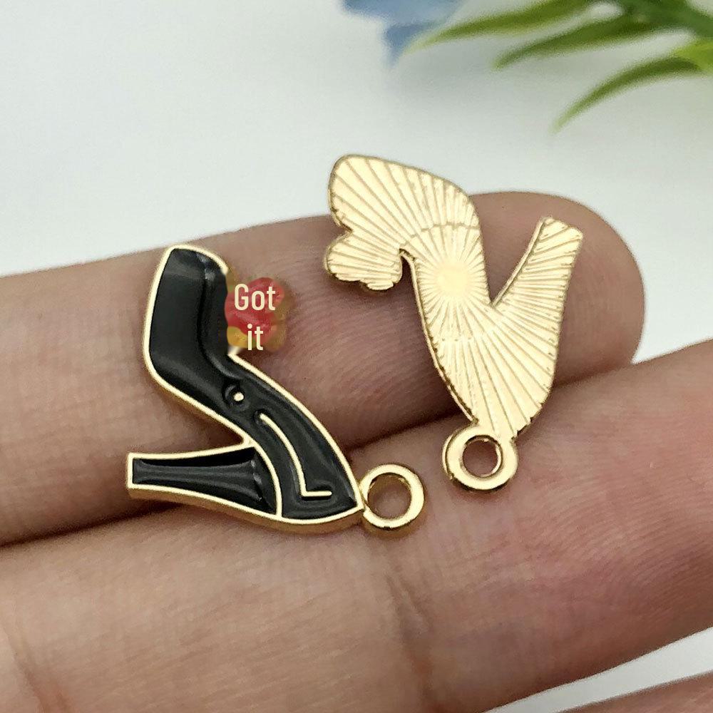 Five-Pointed Star Rhinestone Pearl Resin Hairpin DIY Accessory