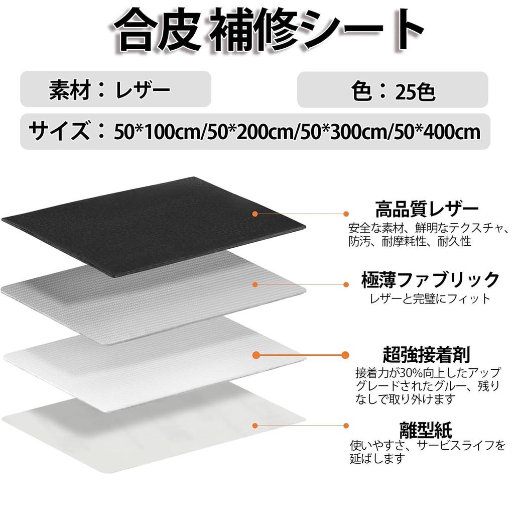 Large Synthetic Leather Repair Sheet Adhesive Leather Leather Repair Car Seat Chair Seat Furniture [50100cm/Roll] Sticker, Sticker, Repair, Sofa,