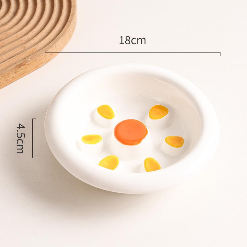 

New pet slow food bowl, anti-choking food bowl, thickened cat dog anti-knock over dog food pet supplies