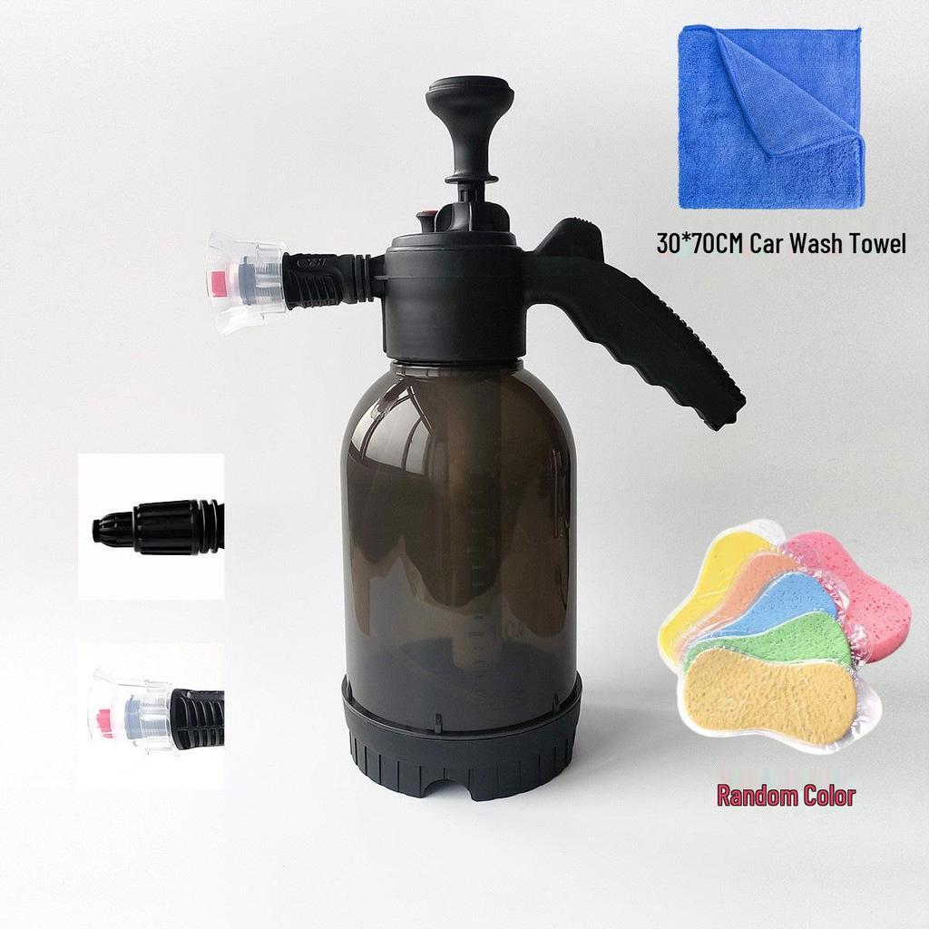 2L Handheld Foam Sprayer for Cars and Home Gardening - Windshield Washer and Car Wash Kettle