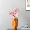 Lily Bouquet Not Fade Non-Withering Easy Care No Watering Aesthetic Decorative Soft Rubber 10 Head Simulation  Small Lilies Wedding Decor