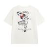 Li Ning Disney Collaboration Series Loose Fit Round Neck Graphic Print Letter T-Shirt Women tops AHSW652-1