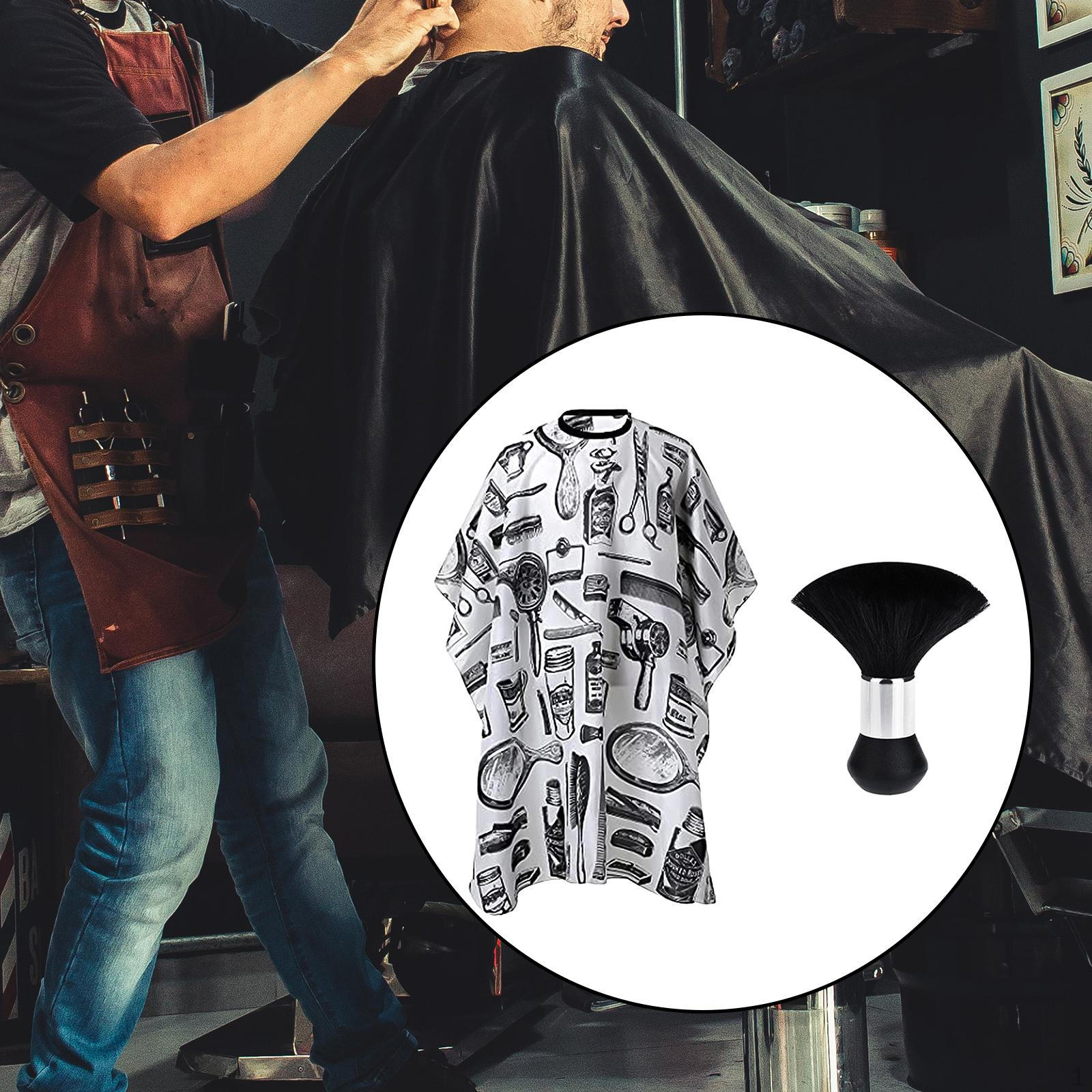 

Парикмахерская накидка для стрижки волос, шаль для окрашивания волос, регулируемая пряжка, фартук для макияжа для взрослых для художника серый