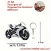 Fajny motocykl, płaski akryl 2D, dekoracja, odpowiedni na breloczki, plecak, Boże Narodzenie, Halloween