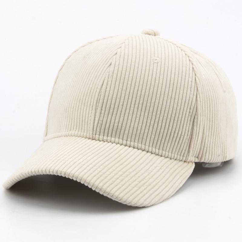 

Вельветова бейсболка для жінок Чоловіча мода Snapback Осінь Зима Кепки в стилі хіп-хоп Повсякденні вінтажні брендові шапки Унісекс Adjustable