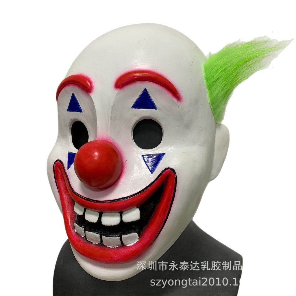 Batman Joker Gunman's sidekick latex mask Horror spoof Halloween merchandise Cosplay Props
