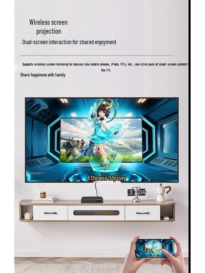 4K HD Smart Voice Set-Top Box with 5G WiFi for Home TV