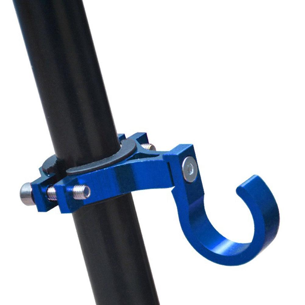 Electric Scooter Metal Hooks CNC Portable Helmet Rack Bike Tube Storage Hanger Simple Double Buckle Ebike Motorcycle Accessories