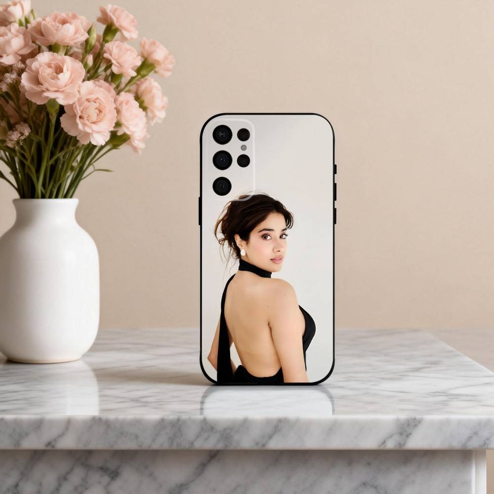 

J-Janhvi K-Kapoor D-Dhadak D-Debut Phone Case For Samsung S25,24,23,22,30,21,10,9,Ultra,Plus,Lite,FE,4,5 G Soft Black Case Samsung S20ULTRA5G