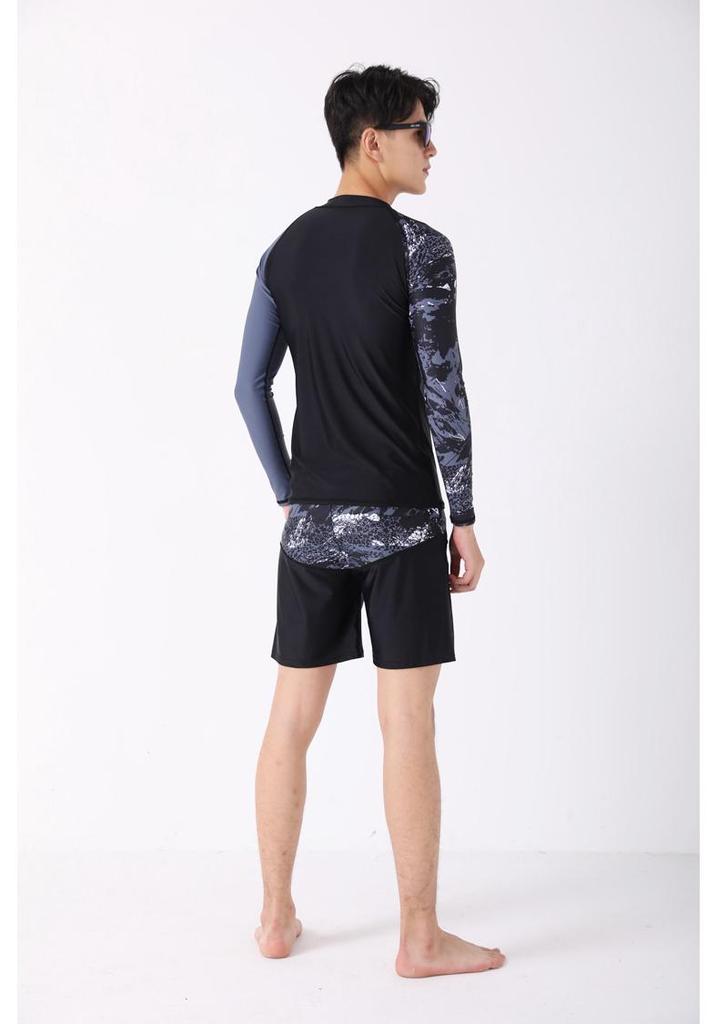Unisex Sun Protection Quick-Dry Two-Piece Wetsuit for Snorkeling & Surfing