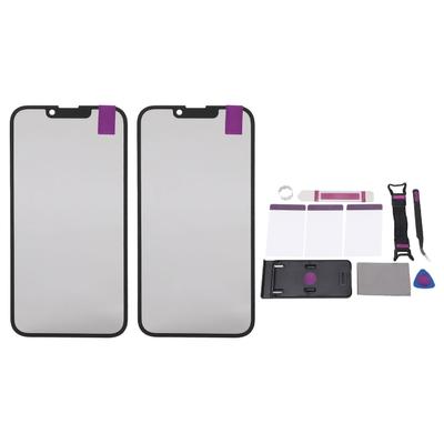 2 ks Přední vnější sklo displeje pro telefon Náhradní opravná sada pro IOS 14 s OCA lepidlem