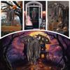 Halloween Party Hanging Skeleton Ghost Ornament Horror Props Haunted House Decorations Halloween Party Outdoor Decorations