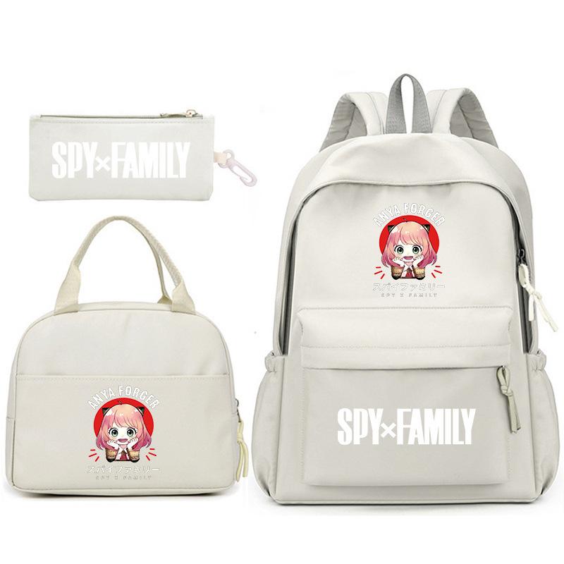 School Season Spy Playhouse Printed Backpack Pencil Bag Shoulder Bag Leisure Primary And Secondary School Students Schoolbag