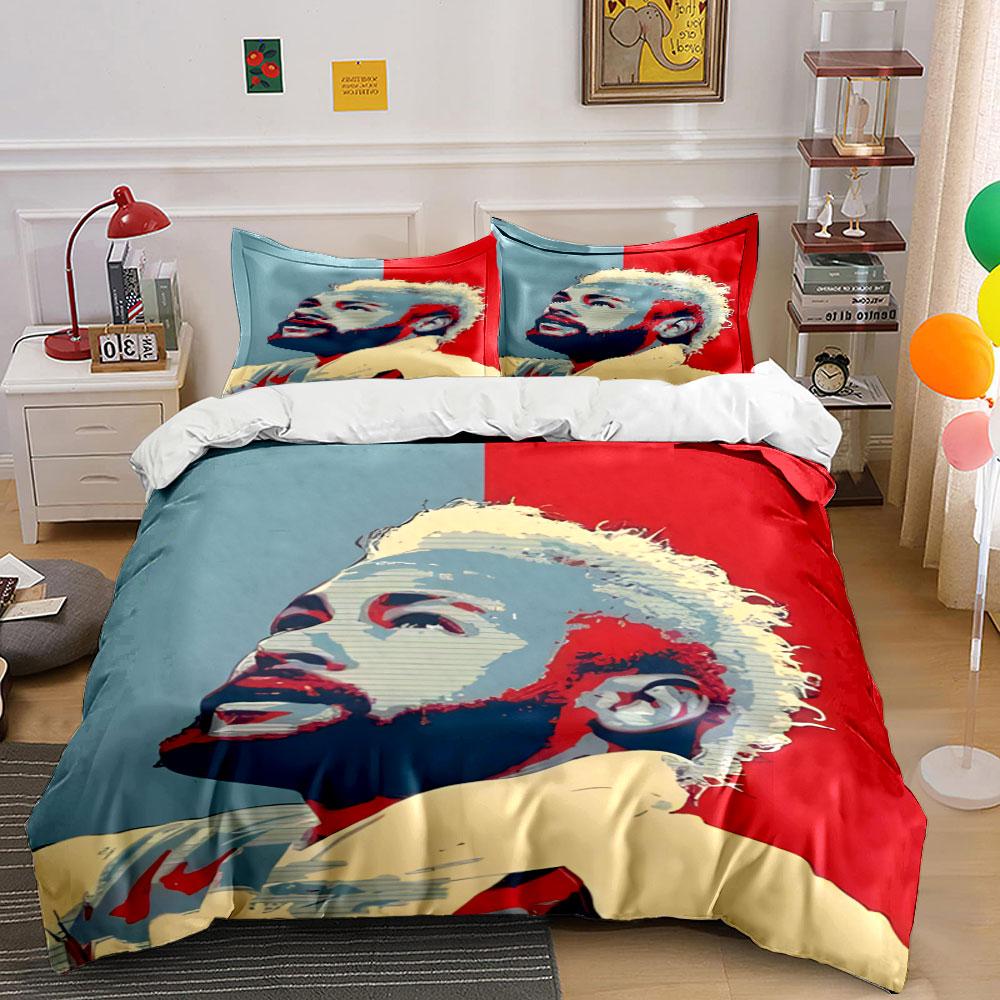 

Portrait with two colors. Bedding sets Duvet cover sets Duvet covers Pillowcases(1 * Duvet Cover 2 * Pillowcases without duvet insert) 135x200cm