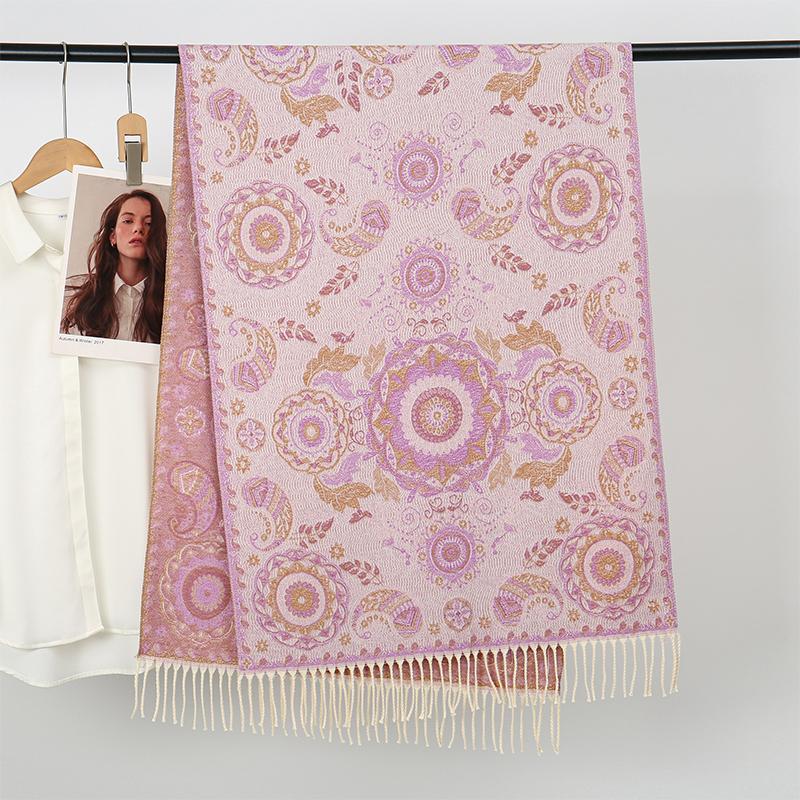 

Luxury Jacquard Scarf Women Pasley Print New Wraps Pashmina Travel Poncho Warm Blanket Winter Bufanda Shawl Female Stoles 65x180cm