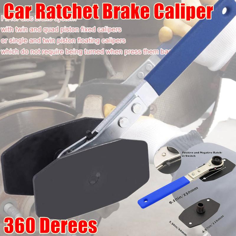 Stainless Steel Ratchet Brake Piston Caliper Spreader Tool Press Single Twin Quad Separator Pad Disc Brake Caliper Tool