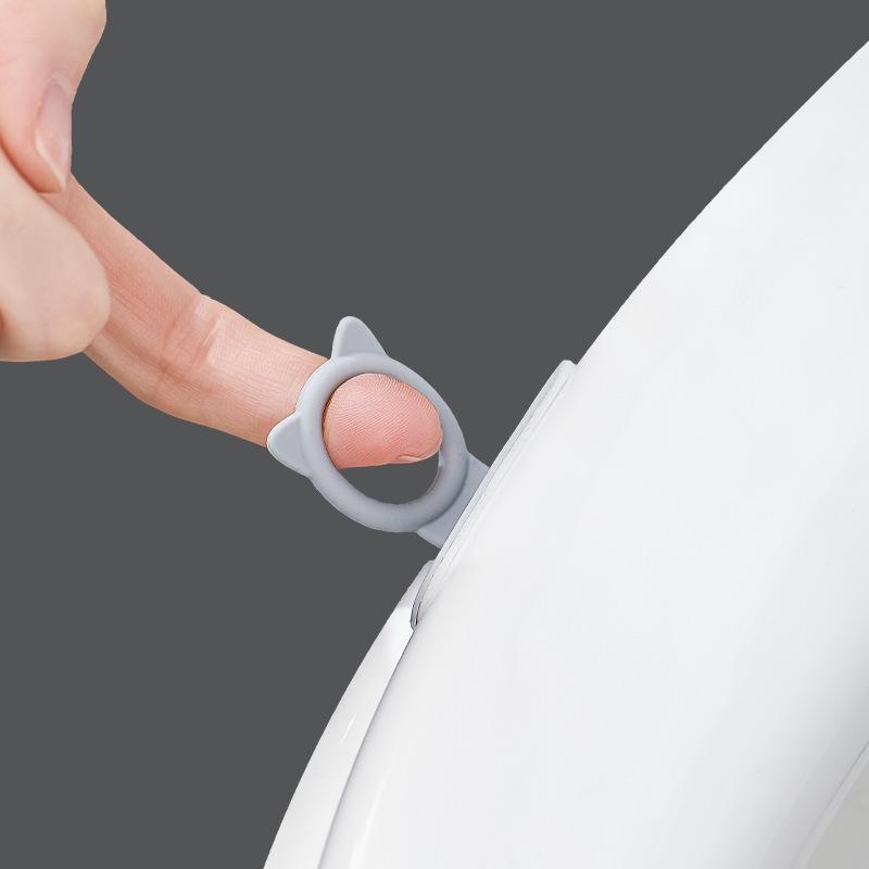 Silicone Toilet Seat Lifter: No-Touch Lid Handle Gadget