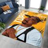 Tupac 2pac Rapper Eminem Hip Hop Rap God Art Rug for Bedroom Living Room Sofa Home Doormat Decor, Large Kids Non-slip Floor Mat