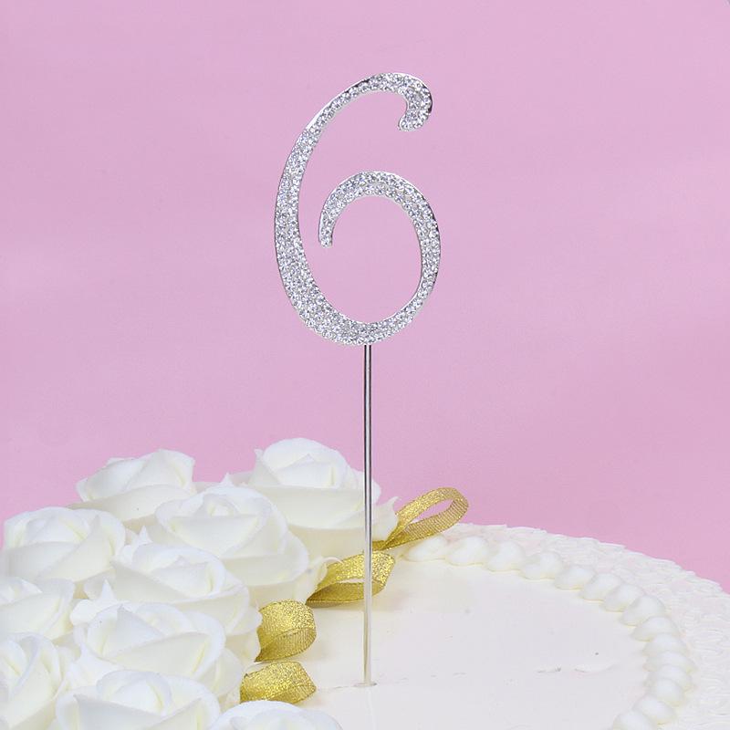 Glückwunsch zum Geburtstag Legierung Kuchen Dekoration Ornament