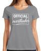 Overthinker Gift Introvert Thinker Birthday Ladies Tshirt