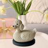 Dog Duck Figurine French Bulldog Corgi Samoyed Dobermann Border Collie Statue Sculpture Home Office Decoration Ornament