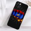 Armenian Flag Shockproof Case For iPhone 18 17 16 15 14 11 Pro Max Plus 12 13 Mini 16e 17 Air Phone Cover