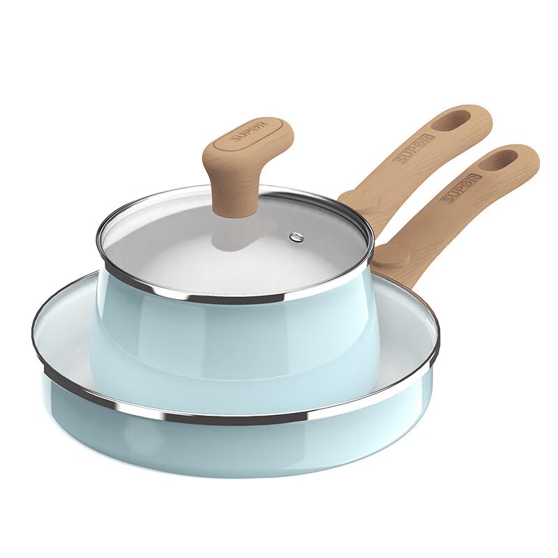 Supor Enjoy Light Enamel 2-Piece Cookware Set