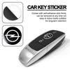 VSZA7 10Pcs Car Styling Key Remote Control Sticker Badge Decor Auto Accessories For Opel OPC Astra K Vivaro Corsa Zafira Insignia Sign