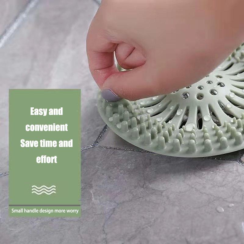 Sewer Filter Hair Floor Drain Bathroom Anti Hair Kitchen Toilet Bathroom Cover Magic Tool Sink Anti Clogging