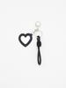 Handmade Woven PU Rope Mirror Keychain Bag Ornament