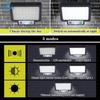56LED/72/108/117COB Solar Split Wall Lamp 3-mode Outdoor Waterproof Motion Sensor Garden Emergency Street Lamp Remote Control Wall Lamp