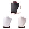 652F Walnut Jewelry Holder Necklace Display Bust Multifunctional Mannequin Dresser Props for Displaying Necklaces