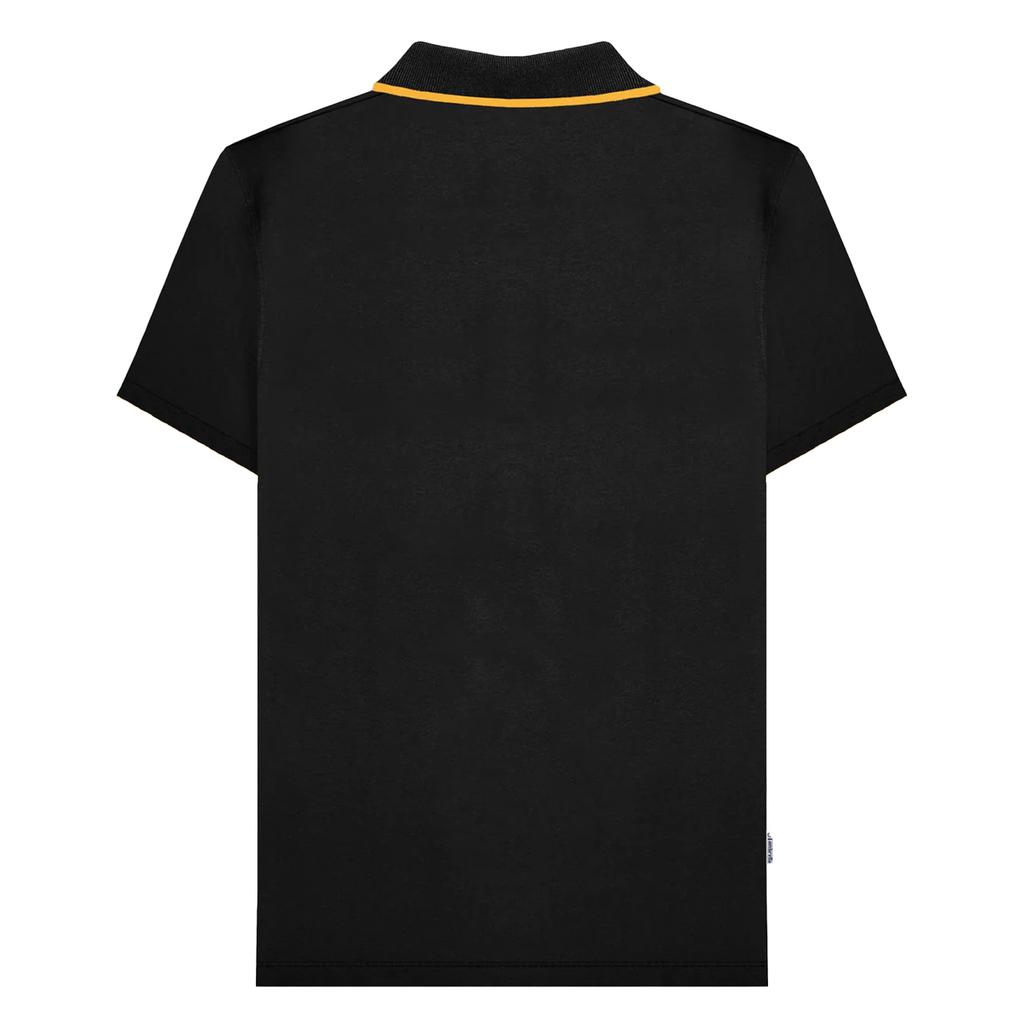 LAMBRETTA Mens Paisley Lined Polo Shirt