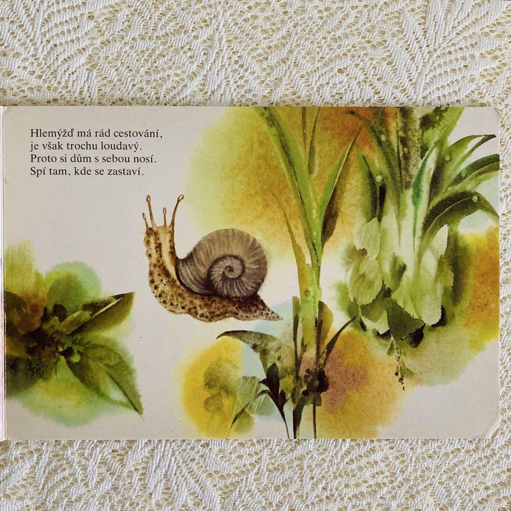 [USED] Foreign books, old books, beautiful Slovak picture books, soft watercolors