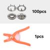 New 9.5mm Buckle Buttons Metal Colour Pliers Snap Button Claw Set Hand Pressure Plier Rivet Buckle Installation Tool Kit DIY