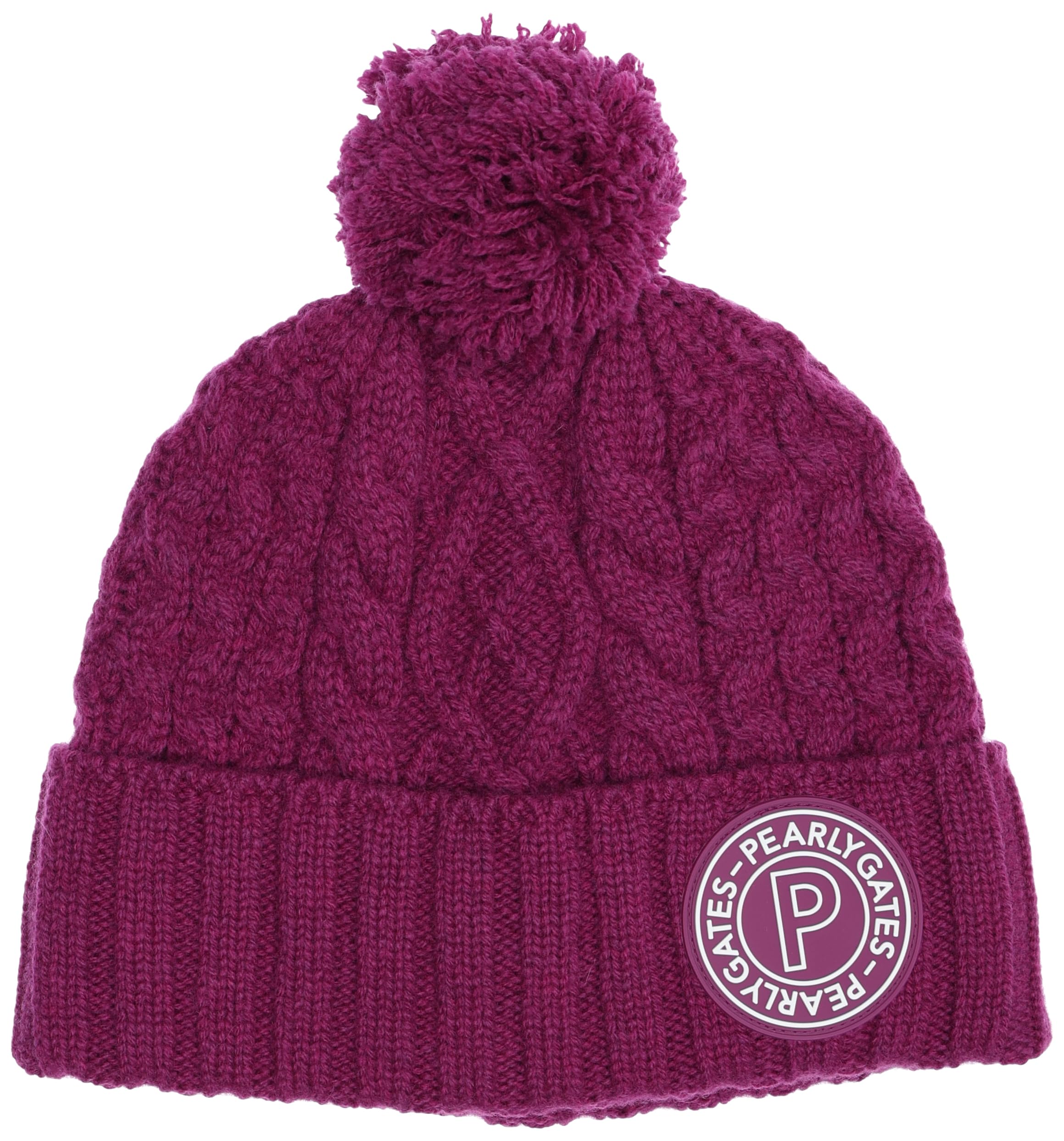 

PEARLY GATES Унисекс Вязаная шапка с дизайном Брахмы, Вязаная шапка в рубчик, УНИСЕКС / 053-3287019 090_Розовый FR