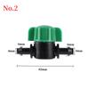 5 Pcs 4/7mm Miniature Valves Homebrew Garden Irrigation Switch Coupling Barbed Slotted Water Hose Valve Garden Water Connectors
