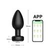 Female Wireless Remote Vibrating Butt Plug Anal Vibrator Sex Toys for Women G-spot Nipple Stimulation Ass Dildo Prostate Masturbation Men and Couples