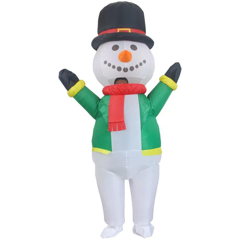 Міжнародний надувний костюм Сніговика - Веселий Різдвяний та Хелловінський Костюм для Косплею Маскот