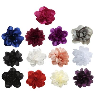 Fashionable Fabric Flower Brooch Unique Fabric Flower Lapel Pin Dainty Brooch Pin for Anniversary Celebrations